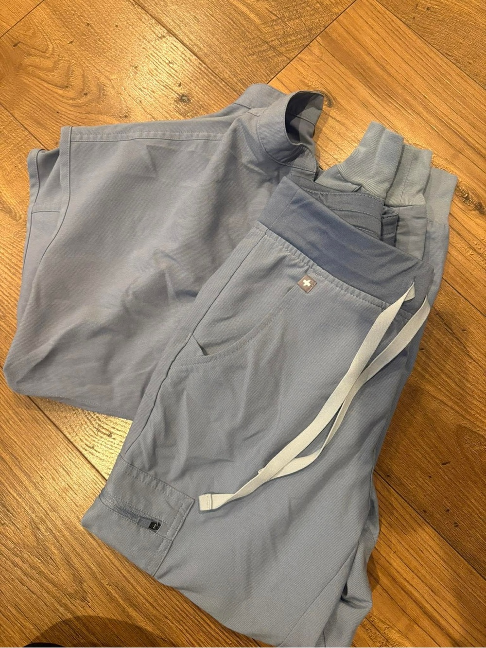 Figs Women's Light Blue Drawstring Joggers
